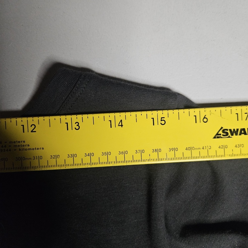 Eileen Fisher Womens Top Large Grey Organic Cotton USA Short Sleeve T Shirt - Picture 13 of 13
